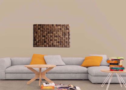 Picture of Mosaic Wall Art -  Leste Walnut