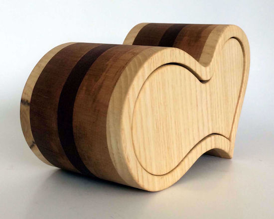 Picture of Bandsaw Wooden Jewelry Box-Heart