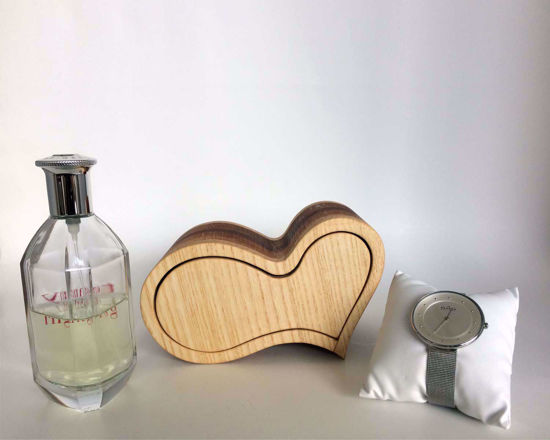 Picture of Bandsaw Wooden Jewelry Box-Heart