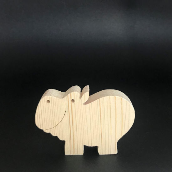 Picture of Handmade Wooden Wild Animal Toys, Set of 9