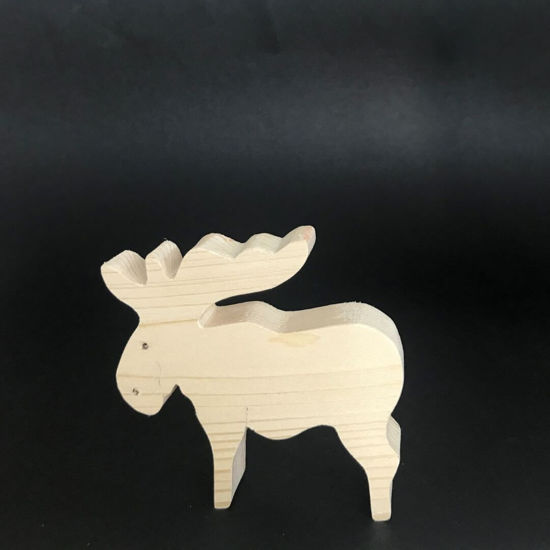 Picture of Handmade Wooden Wild Animal Toys, Set of 9