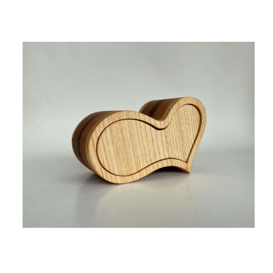 Picture of Bandsaw Wooden Jewelry Box-Heart