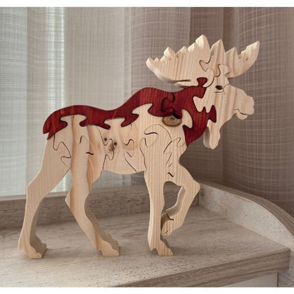 Picture of Wooden Deer Puzzle - Moose