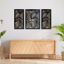 Picture of Wood Wall Art, Modern Geometric  Wood Wall Art Set
