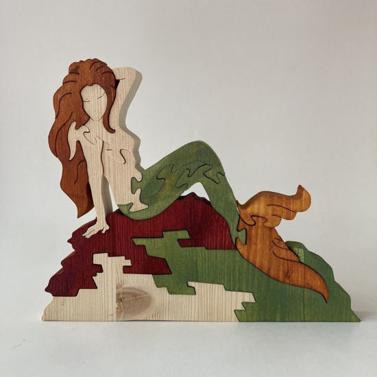 Picture of Wooden Puzzle - Mermaid