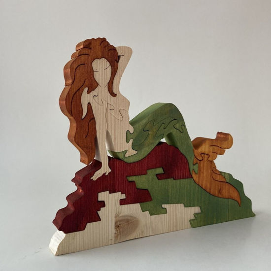 Picture of Wooden Puzzle - Mermaid