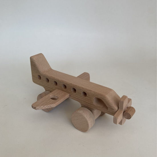 Picture of Wooden  Airplane and Helicopter  Toy Set