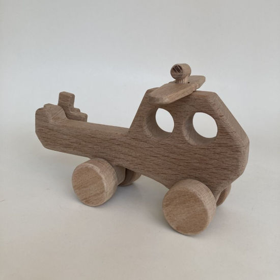 Picture of Wooden  Airplane and Helicopter  Toy Set