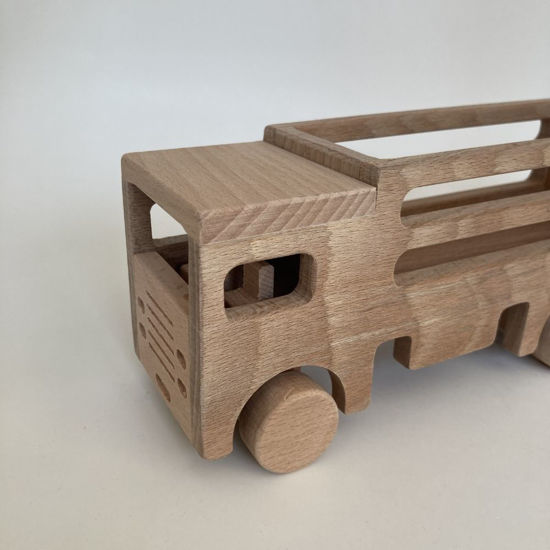 Picture of Wooden Farm Truck, Wooden Toy Truck