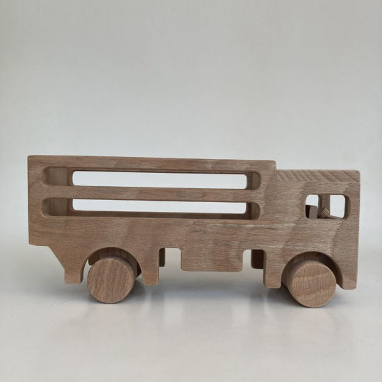 Picture of Wooden Farm Truck, Wooden Toy Truck