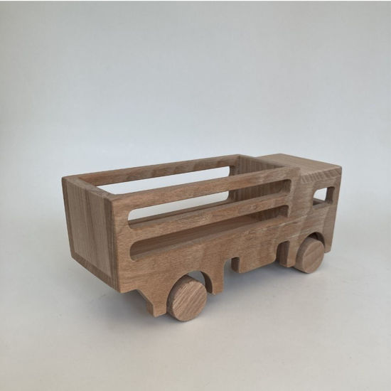 Picture of Wooden Farm Truck, Wooden Toy Truck