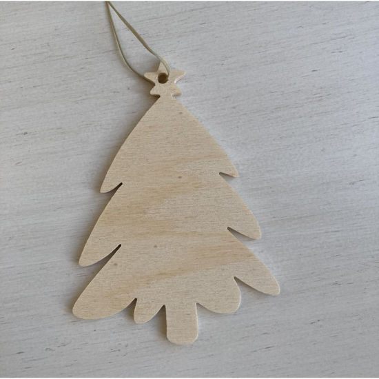 Picture of Handmade Wooden Christmas Ornaments - Big Mix Set-1