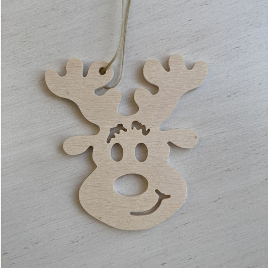 Picture of Handmade Wooden Christmas Ornaments - Big Mix Set-2